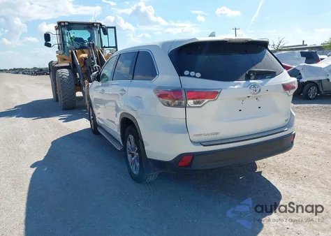 2015 Toyota Highlander Le Plus V6 z USA, uszkodzony, nr VIN 5TDZKRFH9FS117911